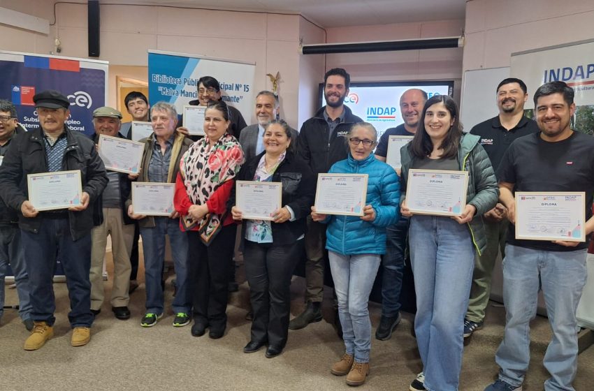  SENCE e INDAP certifican a productores de Porvenir en ganadería y maquinaria agrícola